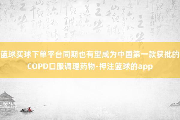 篮球买球下单平台同期也有望成为中国第一款获批的COPD口服调理药物-押注篮球的app