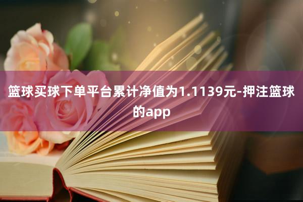篮球买球下单平台累计净值为1.1139元-押注篮球的app