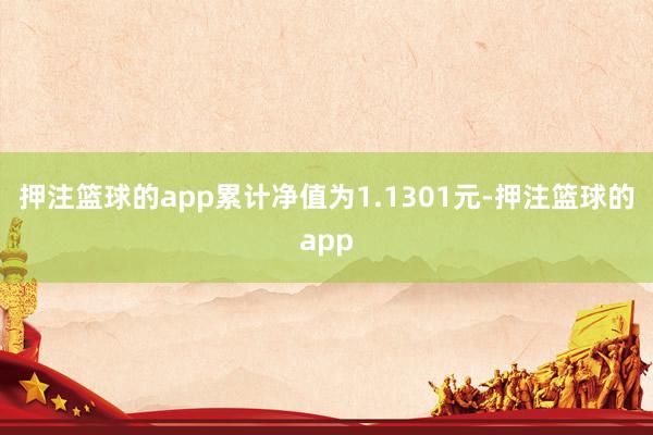 押注篮球的app累计净值为1.1301元-押注篮球的app